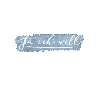 Kliosart yes blue white wedding Sticker