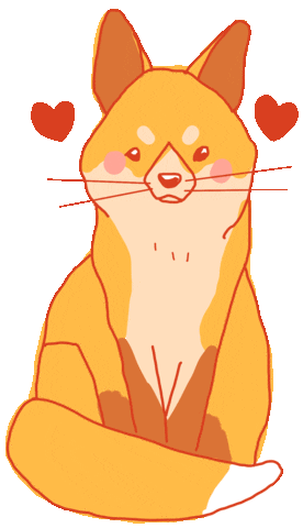 Happy Fox Sticker by smelleigh