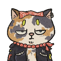 Cat Dude Sticker
