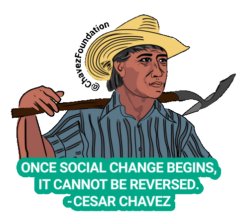 Si Se Puede Cesar Chavez Sticker by ChavezFoundation