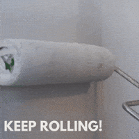 Paint Roller Home Painting GIF by Oi