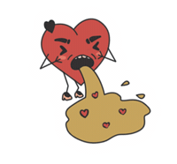 Heart Sticker by Killmonday Games