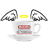 Angel Cup Sticker by MacCoffee