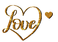 I Love You Glitter Sticker