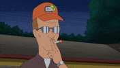 King Of The Hill Smoking GIF