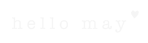 Hello May Sticker by Cedar Rose Stationery