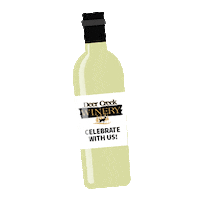 deercreekwinery celebrate wine champagne toast Sticker