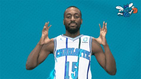 happy kemba walker GIF by Charlotte Hornets