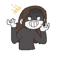 Girl Laugh Sticker
