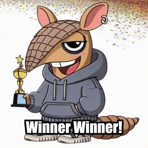 Winner Winner GIF by Chillo Dillo