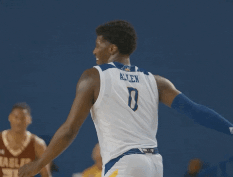 Happy Basketball GIF by Delaware Blue Hens