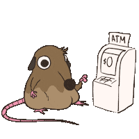 No Money Sticker