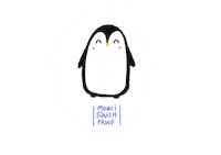 penguin moncispams Sticker by Patricia Tjandra