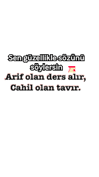 Motto Sözler Sticker