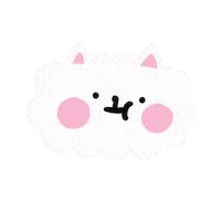 madwithloveco cat white maddy madwithloveco Sticker