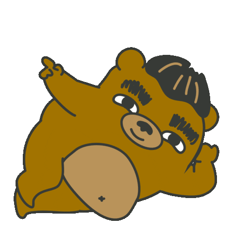 Point Finger Sticker by Dinest