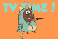 ZipZipOfficial cat tv netflix movie GIF