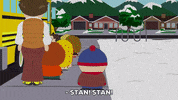 stan marsh panic GIF by South Park 