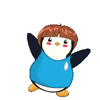 Happy Lets Go Sticker by Pudgy Penguins