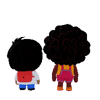 Friends Amigos Sticker by El Perro en la Luna