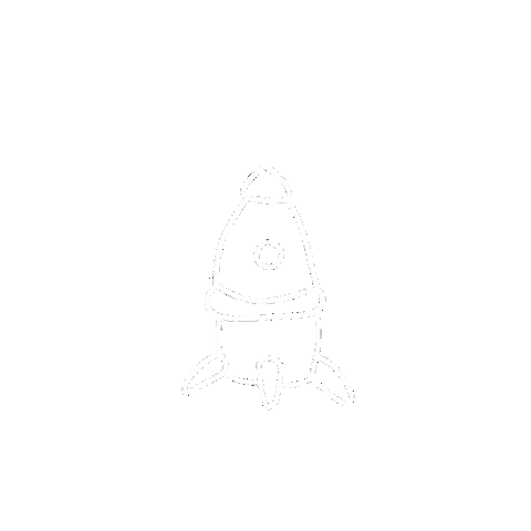 Rocket Ship Sticker