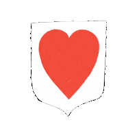 cucamongadiscos heart escudo coração editora Sticker