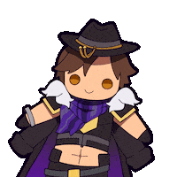 Jump Chibi Sticker