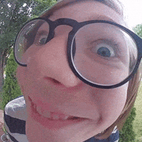 tsunfit smiling glasses nerd looking GIF