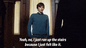 season 3 i just ran up the stairs because i felt like it GIF by A&E