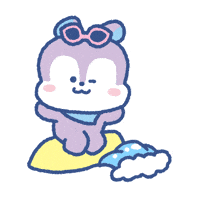 Wave Surf GIF by BT21