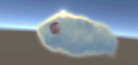 unity clouds GIF