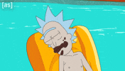 Rick And Morty Pool GIF by Adult Swim