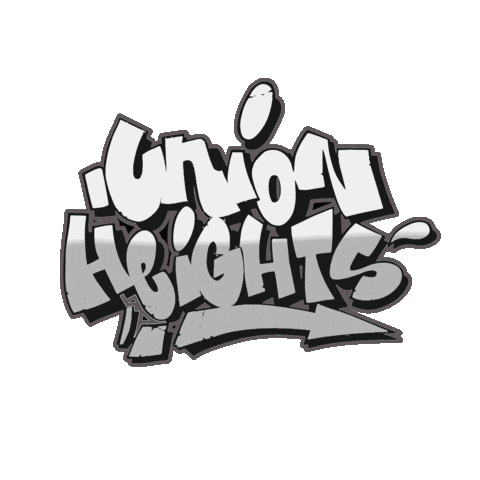 union_heights graffiti melbourne windsor union heights Sticker
