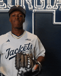 Georgia Tech Baseball GIF by Georgia Tech Yellow Jackets