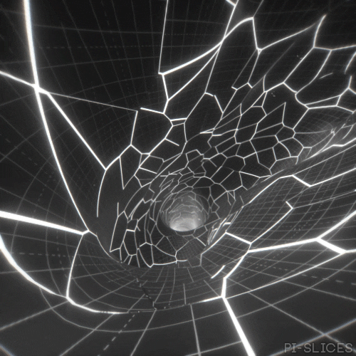 Black And White Art GIF by Pi-Slices