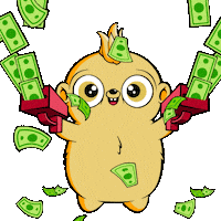 Make It Rain Money Sticker by Fugz Official