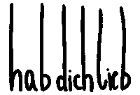 Hab Dich Lieb Couple Sticker by Revelle