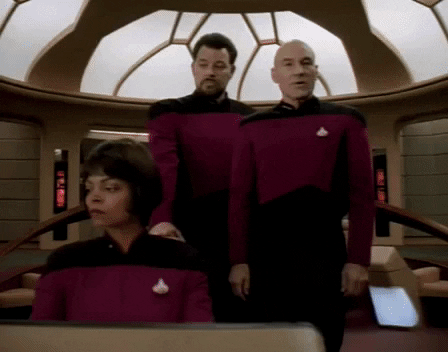 Amit72786 giphygifmaker star trek picard enterprise GIF