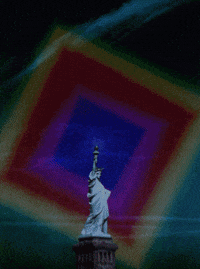 statue of liberty animation GIF by weinventyou
