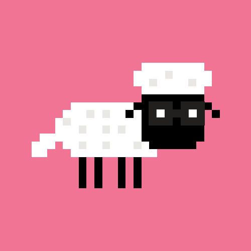 bandits giphyupload pixel pixel art sheep GIF