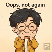 Here We Go Again Oops GIF by Persona