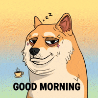 Tired Good Morning GIF by Doge Pound