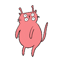 Cat Space Sticker