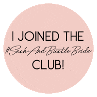 Wedding Bride Sticker by Sash + Bustle