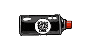 kingbear_one stickers graffiti spray graff Sticker