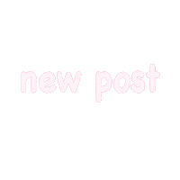 Pink Post Sticker