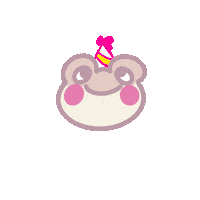 Jinkymuu party celebration celebrate frog Sticker