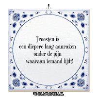 Wijsheid Troost Sticker by Tegelspreuken.nl