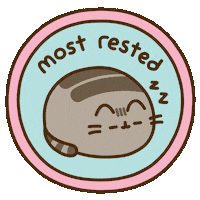 Sleepy Cat Sticker by Pusheen