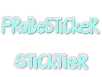 Sticktier sticken sticktier stickmaschine probesticker Sticker
